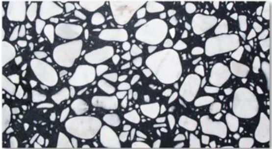 Terrazzo Renata Black Brushed 2cm